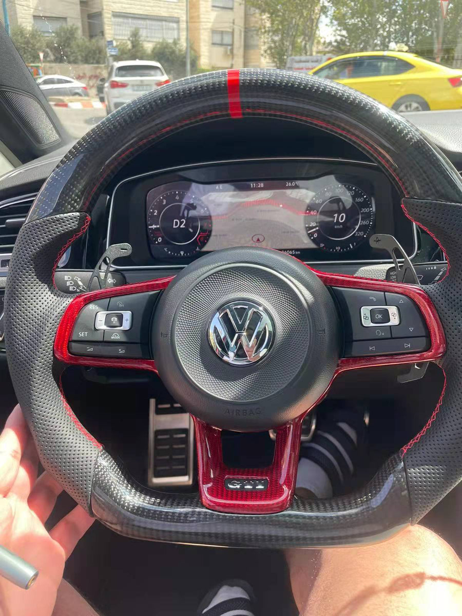 CZD VW Golf GTI MK7/MK7.5 carbon fiber steering wheel – CZD