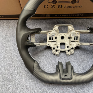 Ford Mustang 2018 2019 2020 2021 2022 carbon fiber steering wheel from czd auto parts