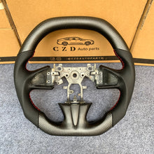 Load image into Gallery viewer, Infiniti Q50 2014 2015 2016 2017 carbon fiber steering wheel from czd auto parts