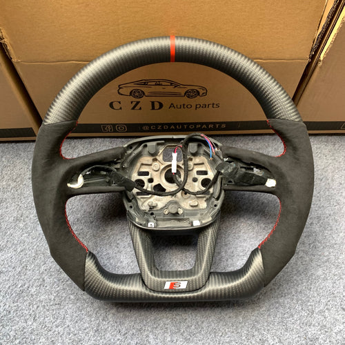 CZD Autoparts for Audi RS Q8 carbon fiber steering wheel