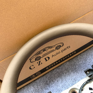 CZD Autoparts for Toyota 4 ruuner SR SR5/ Land Cruiser Prado/ Land Cruiser/ Tacoma/ Tundra/ Sequoia 2009-2020 carbon fiber steering wheel with gloss black carbon fiber