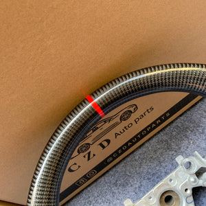 CZD Auto parts for Infiniti Q50/QX50 2014-2017 carbon fiber steering wheel with gloss black carbon fiber