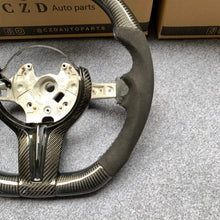 Load image into Gallery viewer, CZD Autoparts for BMW M1 M2 M3 M4 F80 F82 F83 carbon fiber steering wheel gloss top and bottom