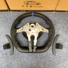 Load image into Gallery viewer, CZD Autoparts For BMW f series M1 M2 M3 M4 carbon fiber steering wheel black alcantara sides