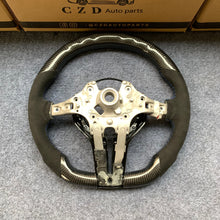 Load image into Gallery viewer, CZD Autoparts For BMW f series M1 M2 M3 M4 carbon fiber steering wheel Japanese LED