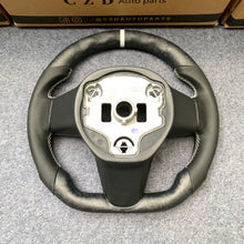 Load image into Gallery viewer, CZD Tesla Model 3 2017/2018/2019/2020 carbon fiber steering wheel wit forged