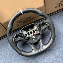 Load image into Gallery viewer, CZD Autoparts For Dodge Durango 2018-2021 carbon fiber steering wheel matte carbon fiber top&amp;bottom