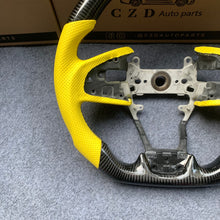 Load image into Gallery viewer, CZD auto parts for Honda MK10 2016-2021 carbon fiber steering wheel with yellow perforated leather