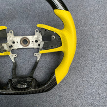 Load image into Gallery viewer, CZD auto parts for Honda MK10 2016-2021 carbon fiber steering wheel with yellow perforated leather