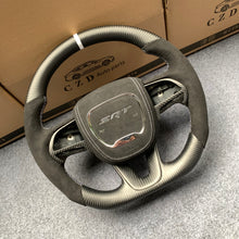 Load image into Gallery viewer, CZD 2015-2023 SRT carbon fiber steering wheel