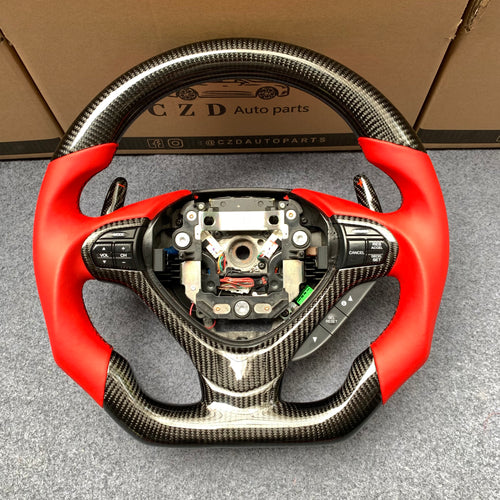 CZD Autoparts for Acura tsx 2009-2014 carbon fiber steering wheel