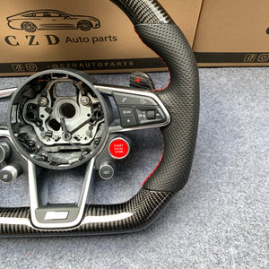 CZD Autoparts for Audi R8 2016+ carbon fiber steering wheel