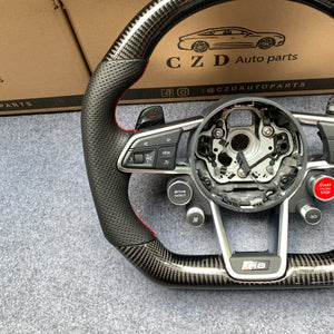 CZD Autoparts for Audi R8 2016+ carbon fiber steering wheel