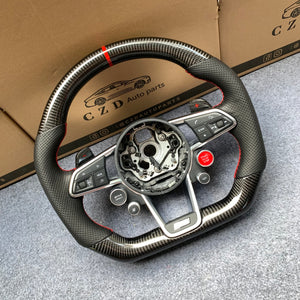 CZD Autoparts for Audi R8 2016+ carbon fiber steering wheel