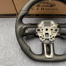 Load image into Gallery viewer, 2018-2023 Ford Mustang carbon fiber steering wheel from czd auto parts