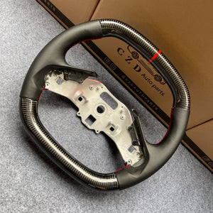 2020 Chevrolet Corvette C8  carbon fiber steering wheel from CZD with black smooth