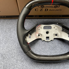 Load image into Gallery viewer, CZD Chevrolet Corvette C8 2020 carbon fiber steering wheel with smooth leather