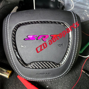 LED SRT customize airag cover for 2015+ dodge charger/challenger/hellcat/durango