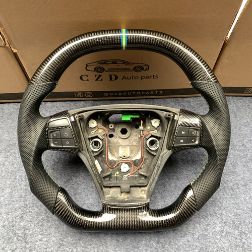 CZD Autoparts for Volvo s40 2008 carbon fiber steering wheel