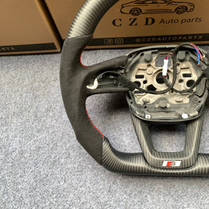 CZD Autoparts for Audi RS Q8 carbon fiber steering wheel