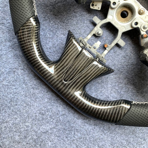 CZD Auto parts for Infiniti Q50/QX50 2014-2017 carbon fiber steering wheel with gloss black carbon fiber