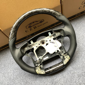 CZD For Toyota Tundra 2014/2015/2016/2017 carbon fiber steering wheel with black stitching