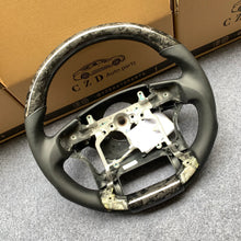 Load image into Gallery viewer, CZD For Toyota Tundra 2014/2015/2016/2017 carbon fiber steering wheel with smooth leather sides