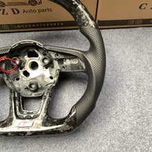 Load image into Gallery viewer, CZD Autoparts For A4 (B9) Avant carbon fiber steering wheel with Japanese LED