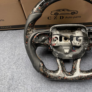 CZD 2015-2023 Dodge Challenger carbon fiber steering wheel