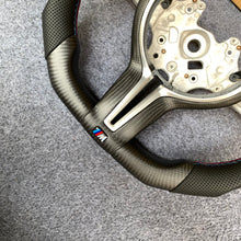 Load image into Gallery viewer, CZD Autoparts for BMW M1 M2 M3 M4 F80 F82 F83 carbon fiber steering wheel Round top and flat bottom