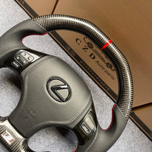 Load image into Gallery viewer, Lexus IS300 2006 2007 2008 2009 2010 2011 2012 2013 carbon fiber steering wheel from czd auto parts