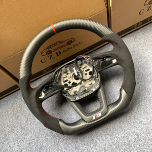 CZD Autoparts for Audi RS Q8 carbon fiber steering wheel