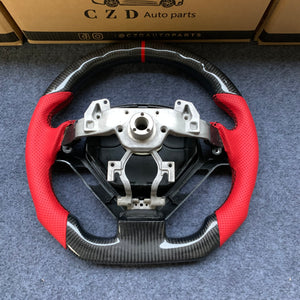 CZD auto parts for Infiniti EX35/ EX37/ G25/ G35/ G37/ G37X/ Q40/ Q60/ QX50 2007-2018 carbon fiber steering wheel with air bag