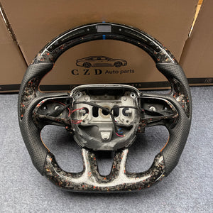 CZD 2015-2023 Dodge Challenger carbon fiber steering wheel