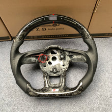 Load image into Gallery viewer, CZD Autoparts For A4 (B9) Avant carbon fiber steering wheel with Japanese LED