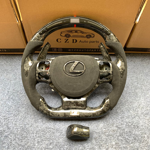 Lexus NX 200T 2014 2015 2016 2017 2018 2019 2020 carbon fiber steering wheel from czd auto parts