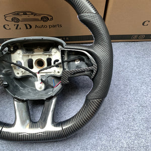 CZD 2015-2023 Dodge Charger carbon fiber steering wheel