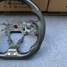 Load image into Gallery viewer, CZD Autoparts For Honda FK2 carbon fiber steering wheel SI badge bottom