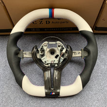 Load image into Gallery viewer, CZD Autoparts For BMW f series M1 M2 M3 M4 carbon fiber steering wheel gloss carbon fiber trim