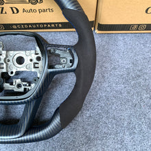 Load image into Gallery viewer, CZD Autoparts For Honda 11th gen Civic carbon fiber steering wheel black alcantara sides