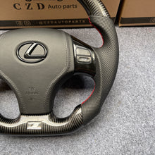 Load image into Gallery viewer, Lexus IS300 2006 2007 2008 2009 2010 2011 2012 2013 carbon fiber steering wheel from czd auto parts