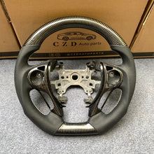 Load image into Gallery viewer, czd auto parts for Honda 9th gen Accord SPORT 4 DOOR SEDAN 2013-2017 carbon fiber steering wheel gloss carbon