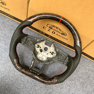 Volkswagen Golf MK7 2015 2016 2017 2018 2019 carbon fiber steering wheel from czd auto parts