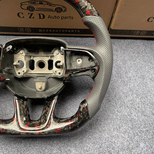 CZD 2015-2023 Dodge Challenger/Charger/Durango/SRT carbon fiber steering wheel