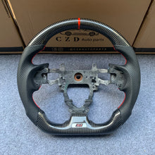 Load image into Gallery viewer, CZD Autoparts For Honda FK2 carbon fiber steering wheel with SI badge bottom