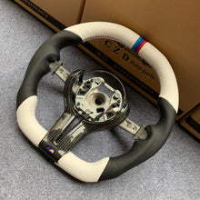Load image into Gallery viewer, CZD Autoparts For BMW f series M1 M2 M3 M4 carbon fiber steering wheel gloss carbon fiber trim