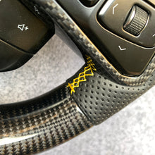 Load image into Gallery viewer, CZD Chevrolet Corvette C8 2020 carbon fiber steering wheel with yellow stripe line