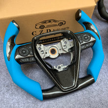 Load image into Gallery viewer, CZD For 8th 2018/2019/2020/2021 Toyota camry/SE/XSE/TRD carbon fiber steering wheel with F1 shape