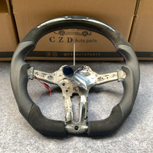 Load image into Gallery viewer, CZD Autoparts For BMW f series M1 M2 M3 M4 carbon fiber steering wheel with Japanese LED