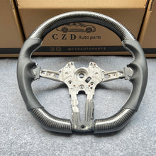 Load image into Gallery viewer, CZD Autoparts For BMW X5M X4 carbon fiber steering wheel gloss carbon fiber top&amp;bottom